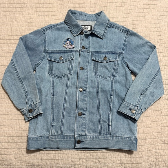Oh My Disney Aladdin Magic Carpet Denim Jacket  Adult Size XS Walt Disney - Picture 3 of 9